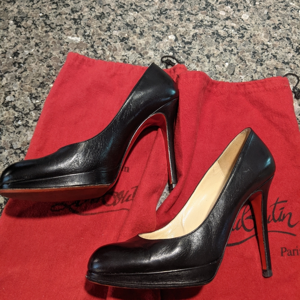 Christian Louboutin leather pumps
